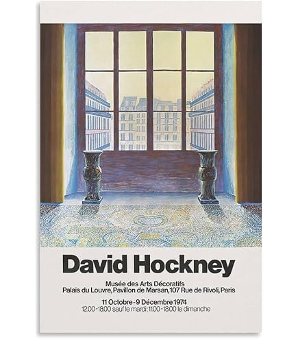 Amazon.co.jp: David Hockneyデイヴィッド・ホックニー絵画 花ポスター